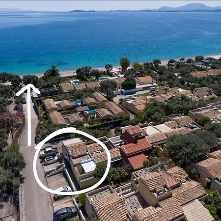 Blue Marine 1 Barbati On The Beach - Public Pool Apartment Barbati